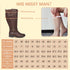 Damen-Reitstiefel - Kniehohe Stiefel mit niedrigem Absatz Gehstiefel | Kunstleder-Stiefel